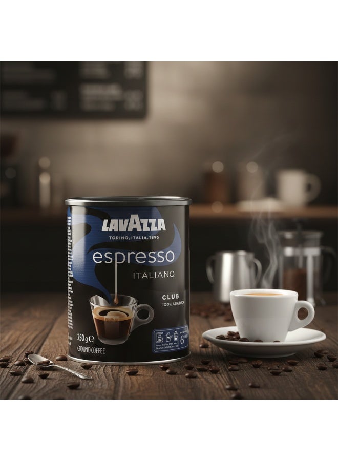 Lavazza Espresso Italino Club Arabica Instant Ground Coffee 250g - Image 2